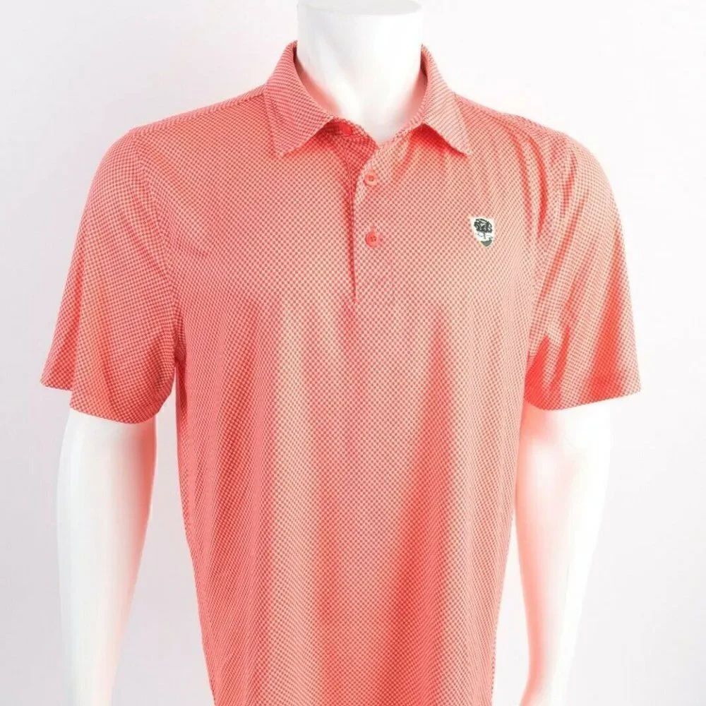Cutter & Buck Mens Polo Golf Shirt M Red White